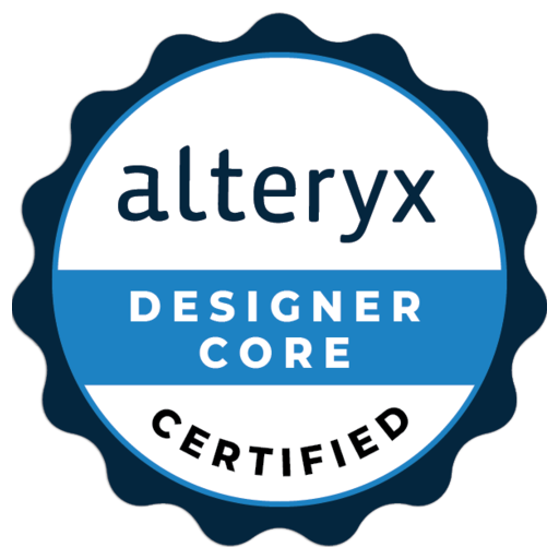Alteryx Designer Core badge