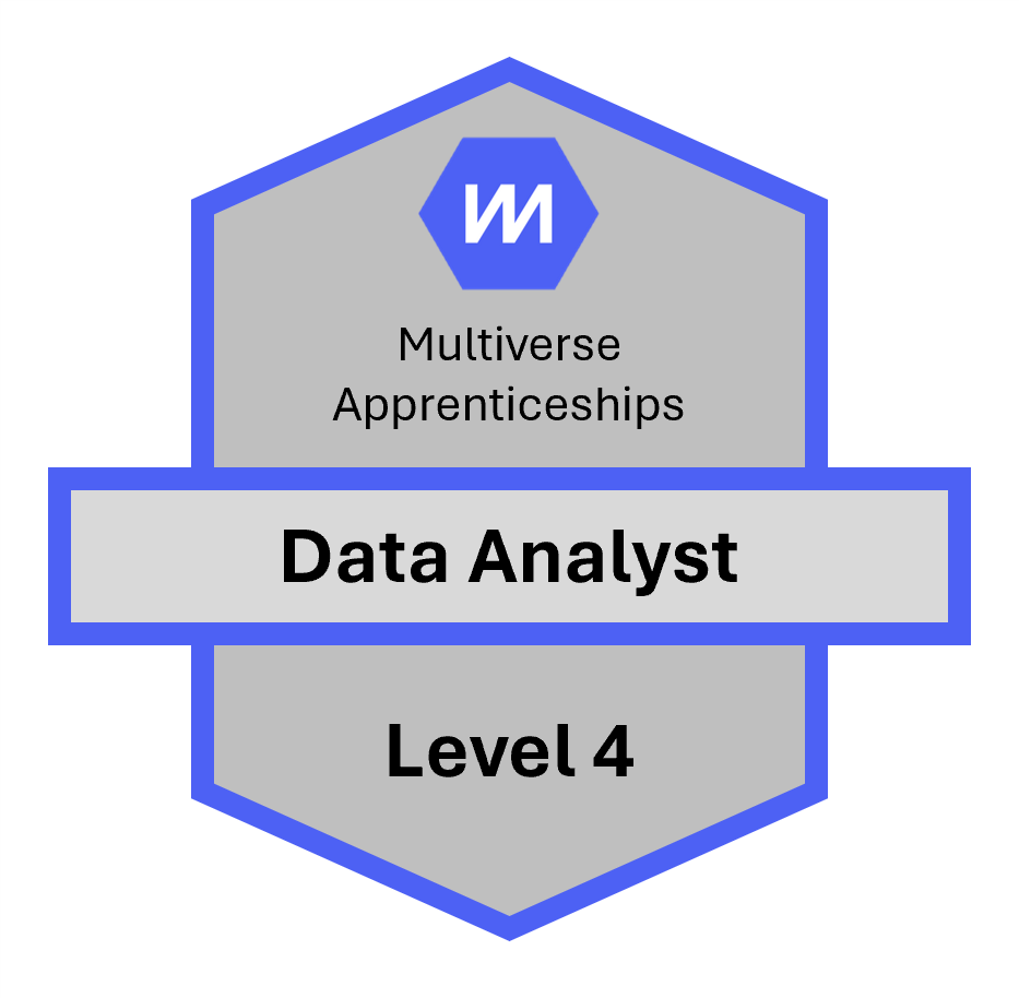 Multiverse Data Analyst Level 4 badge